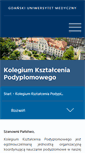 Mobile Screenshot of kolegium.gumed.edu.pl