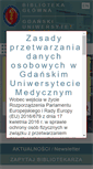 Mobile Screenshot of biblioteka.gumed.edu.pl