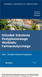 Mobile Screenshot of ospwf.gumed.edu.pl