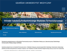 Tablet Screenshot of ospwf.gumed.edu.pl