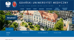 Desktop Screenshot of farmacjaprzemyslowa.gumed.edu.pl