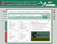 Tablet Screenshot of biblfarm.gumed.edu.pl