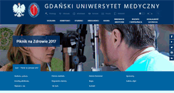 Desktop Screenshot of pikniknazdrowie.gumed.edu.pl