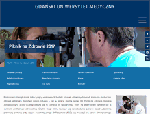 Tablet Screenshot of pikniknazdrowie.gumed.edu.pl
